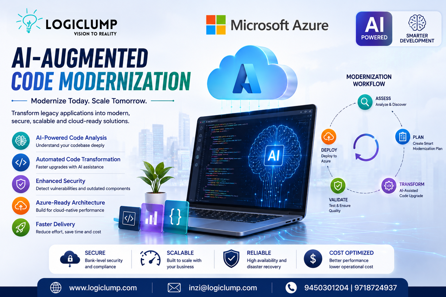 AI-Augmented Code Modernization with Microsoft Azure