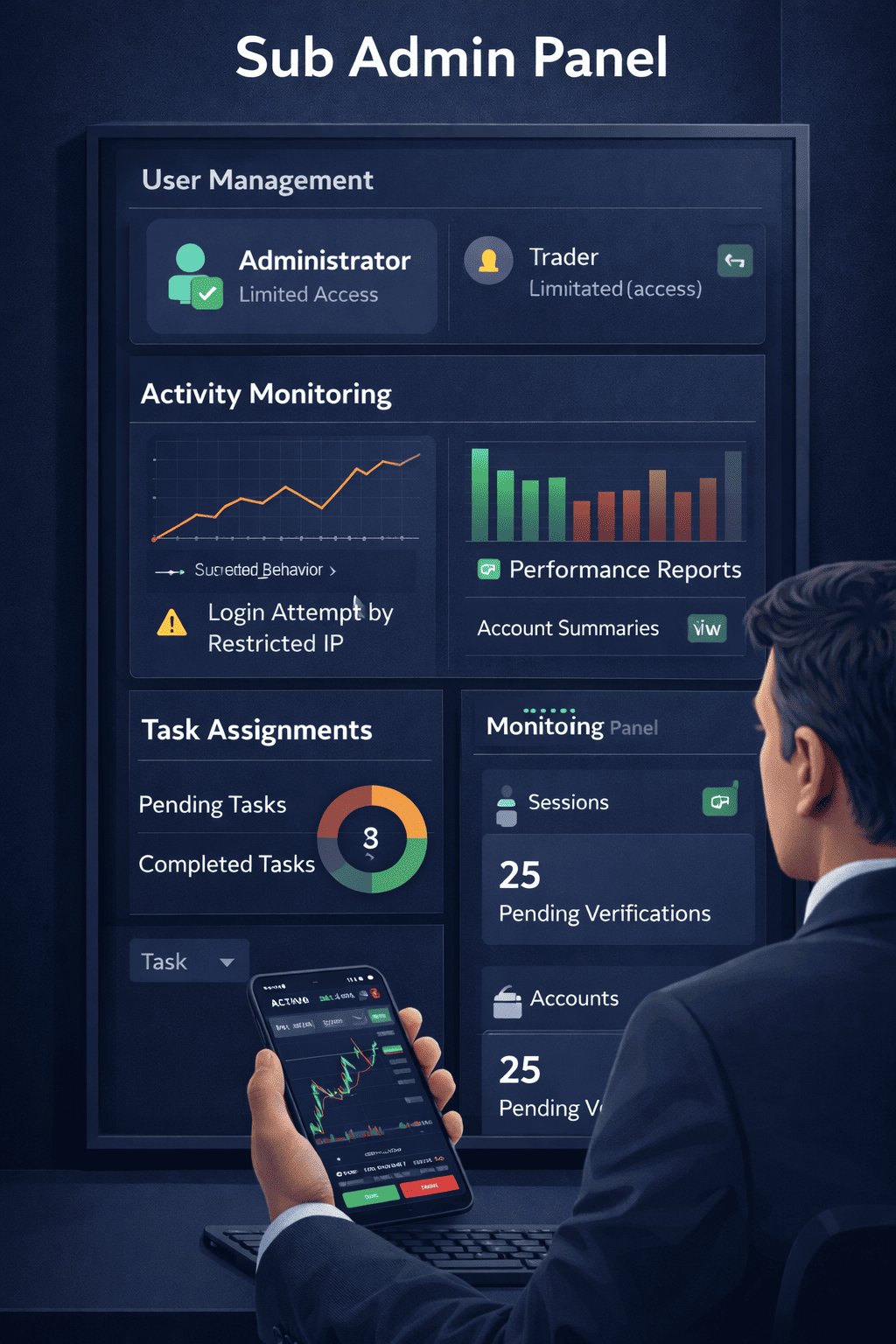 Forex & Crypto Sub Admin Panel