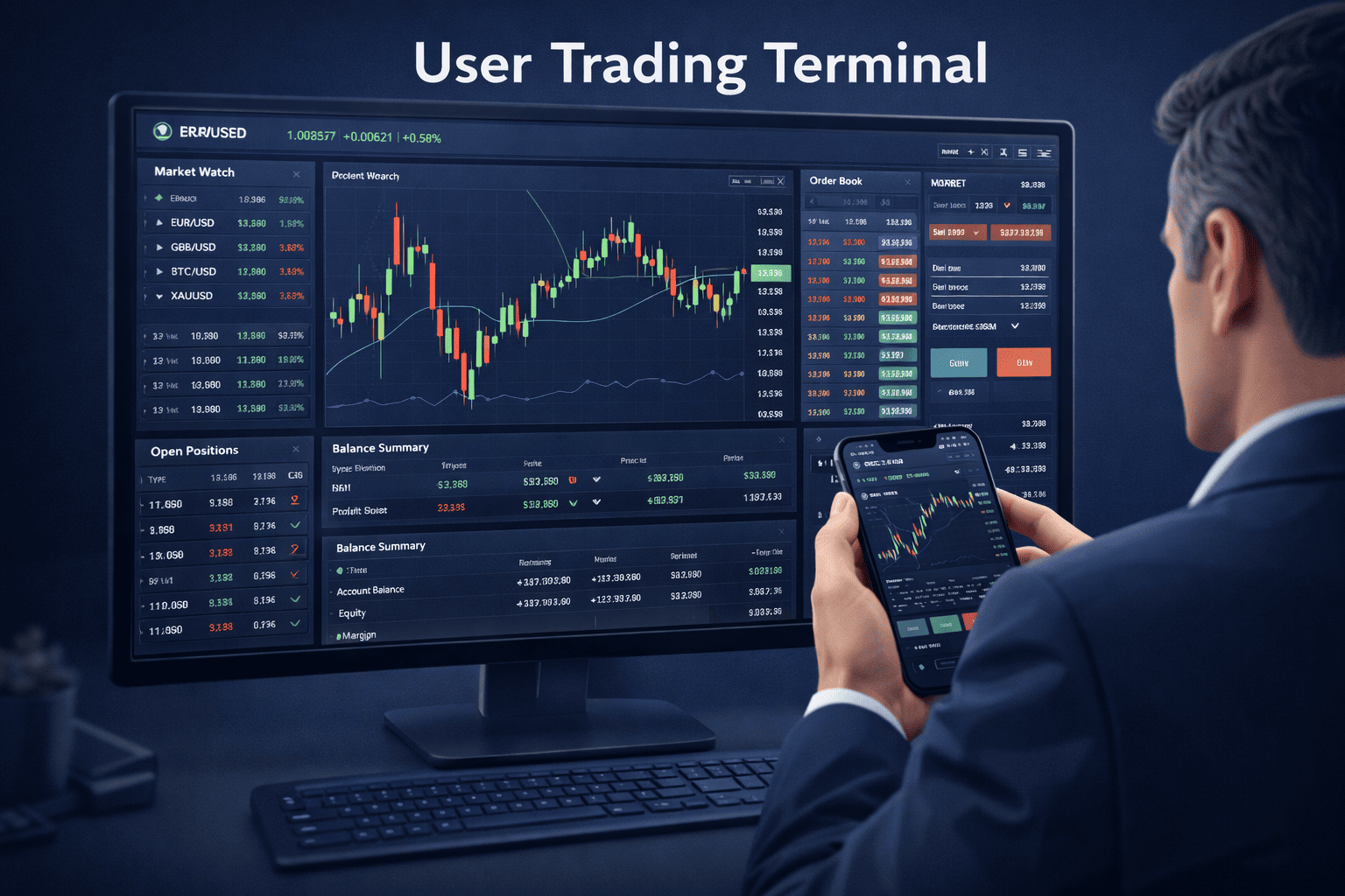 Forex & Crypto Trading Terminal